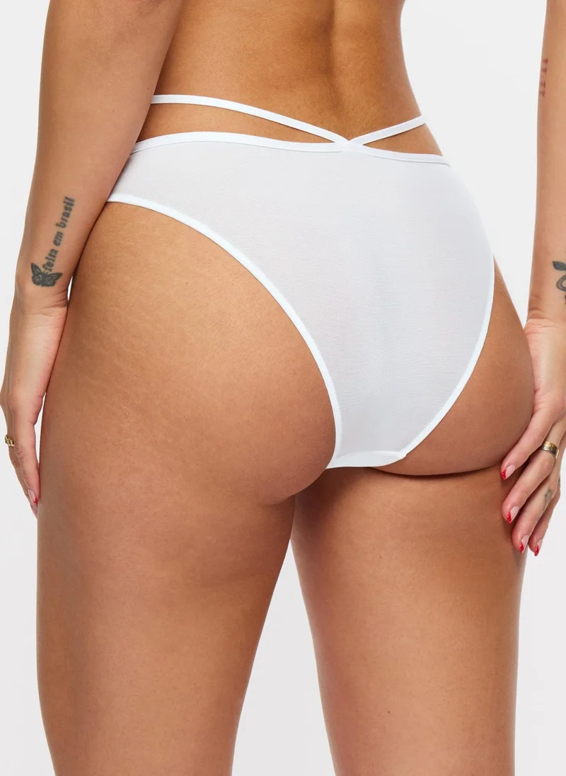 Ann Summers Ann Summers Lovers Lace Brazilian White
