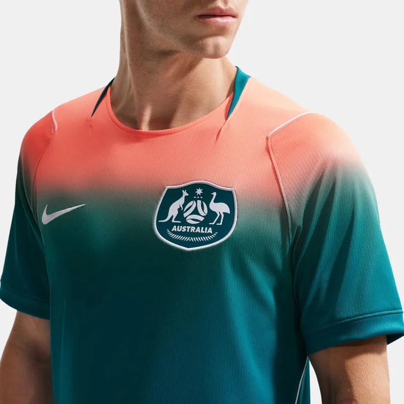 Nike Green Men's Australia 2026 Dri-FIT Away Replica Football Jersey for Men | Best Price UAE