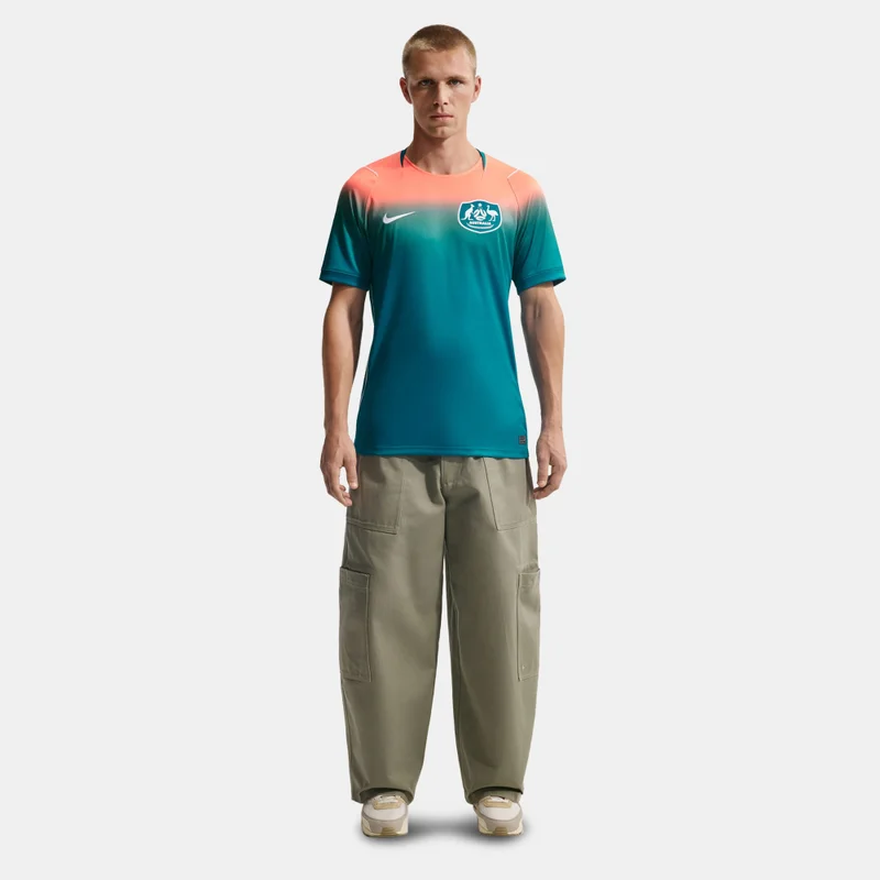 Nike Green Men's Australia 2026 Dri-FIT Away Replica Football Jersey for Men | Best Price UAE