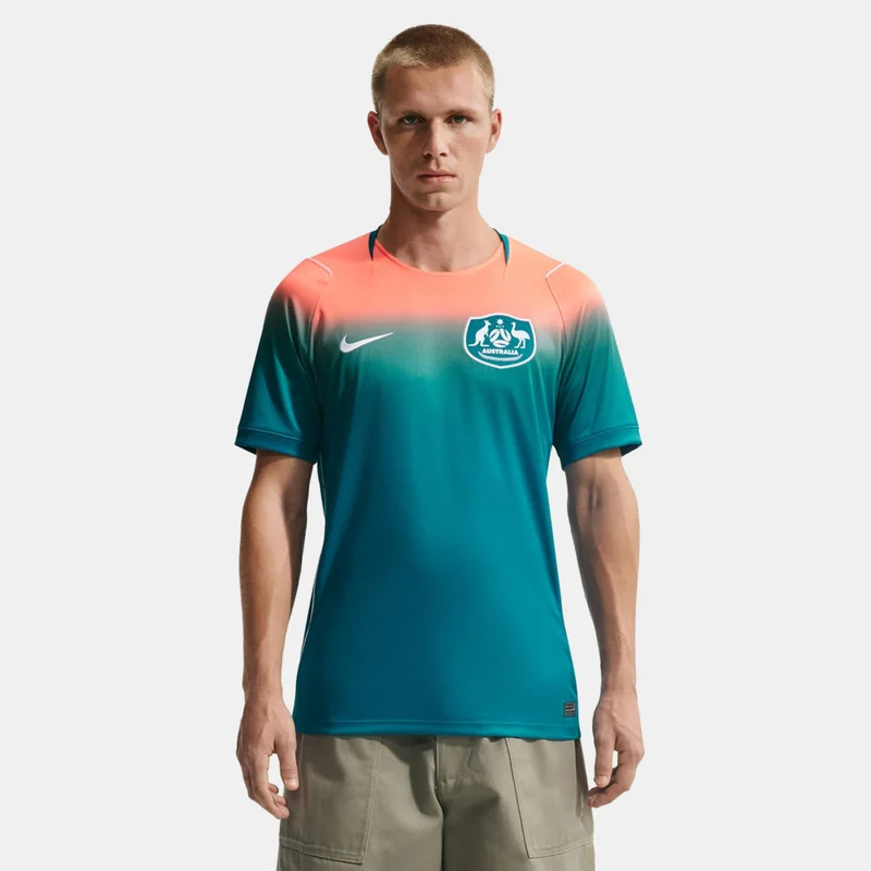 Nike Green Men's Australia 2026 Dri-FIT Away Replica Football Jersey for Men | Best Price UAE