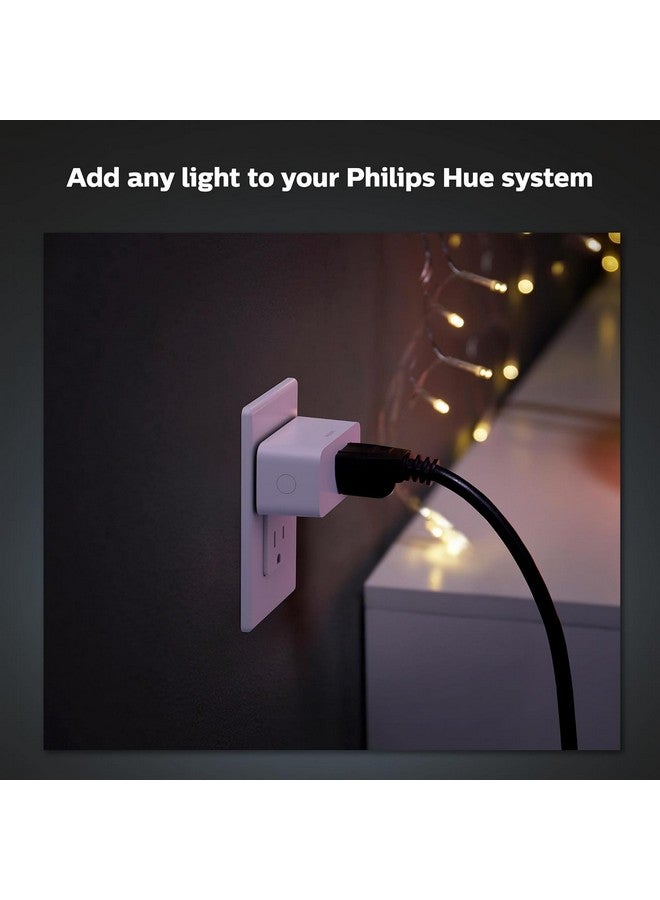 Philips Hue Smart Plug, White - 1 Pack - Turns Any Light Into a Smart Light - Control with Hue App - Compatible with Alexa, Google Assistant, and Apple HomeKit - Image 3