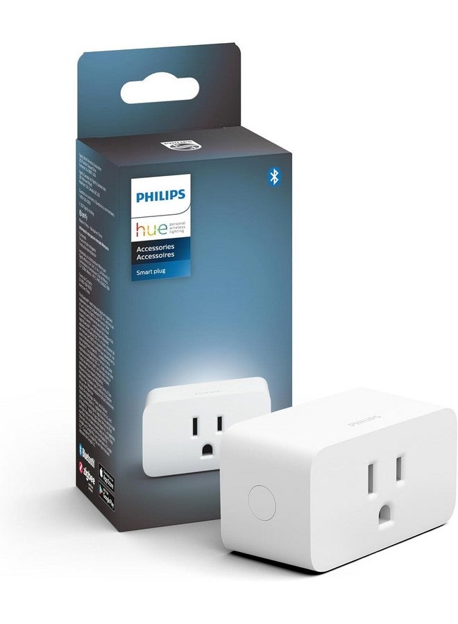 Philips Hue Smart Plug, White - 1 Pack - Turns Any Light Into a Smart Light - Control with Hue App - Compatible with Alexa, Google Assistant, and Apple HomeKit - Image 1