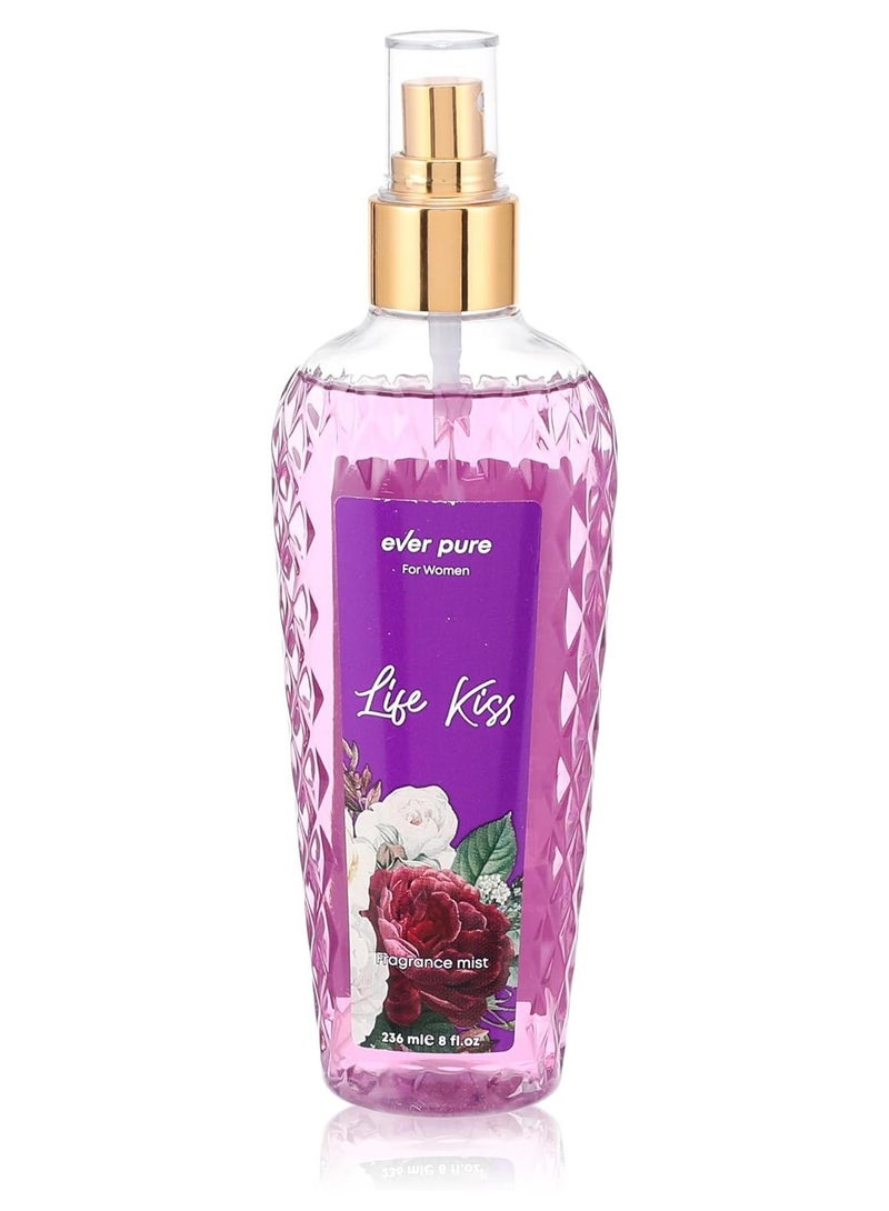 ever pure Fragrance Live Kiss Mist for Women 236 ml - Image 1