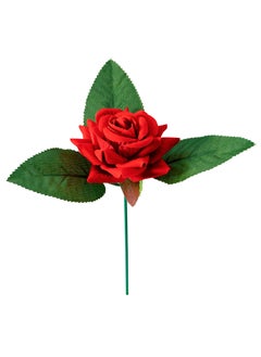 PEORA Peora Artificial Red Rose Flower Natural Look for Valentine's Day Birthday Anniversary or Home Decor (Pack of 5)  - Image 5