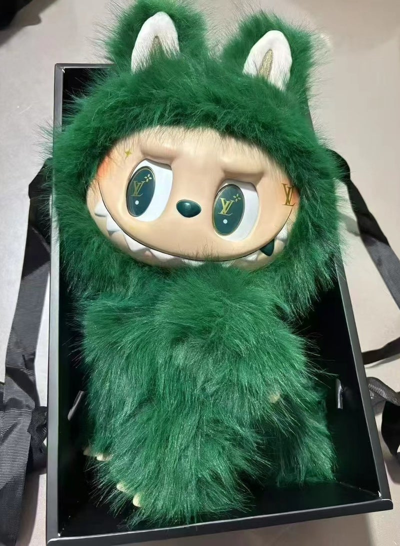 POP MART 38cm THE MONSTERS Labubu Plush Toys Doll Cherub Zimomo Version for Kids Adults Boy Girls  - Image 1