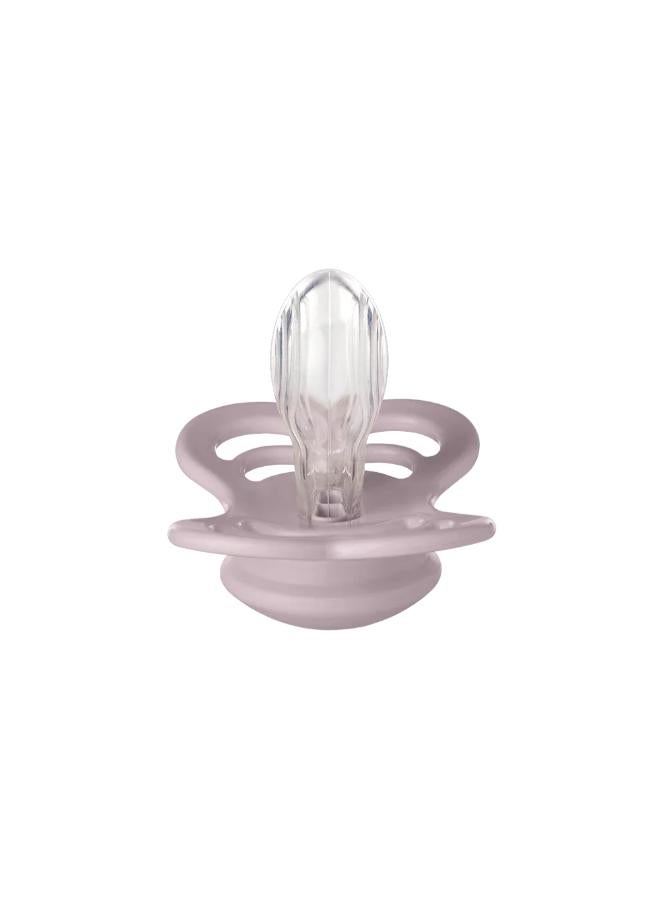 BIBS Supreme Blossom & Dusky Lilac Silicone - Size 2 (Pack Of 2) - Image 2