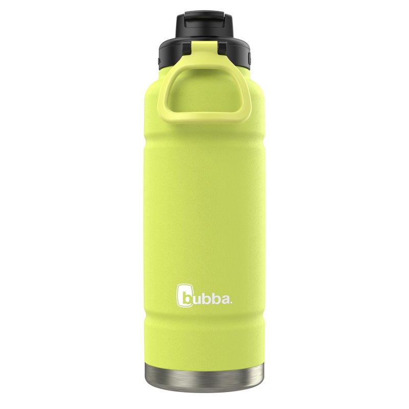 bubba Trailblazer Insulated Stainless Steel Water Bottle with Straw Lid, 40oz, Limelight Powder Coat - Image 2
