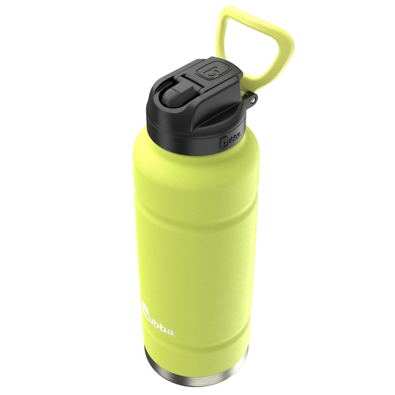 bubba Trailblazer Insulated Stainless Steel Water Bottle with Straw Lid, 40oz, Limelight Powder Coat - Image 3