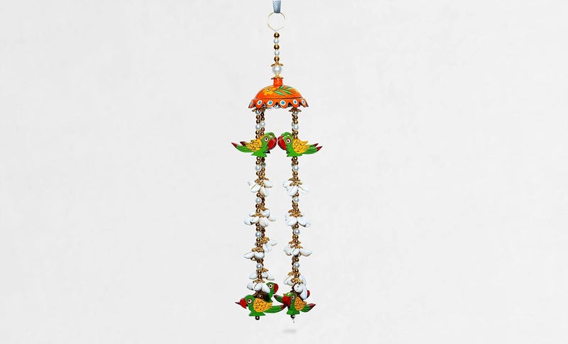 Vvisba Parrot Side Hanging Kaudi with Wooden Top Home Decor - Image 2