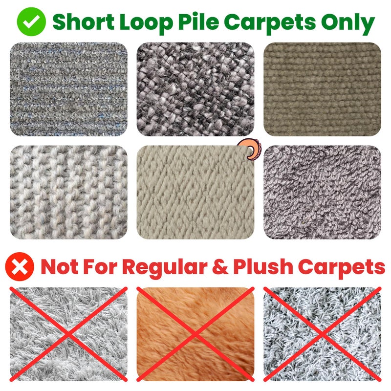 ECOHomes Carpet Cord Cover (Grey, 4 Inch x 10 FT) | Cord Covers for Carpet to Hide Floor Cables and Electric Wires, Low Profile Cord Hider for Extension Cords and Cable Management in Home and Office - Image 3