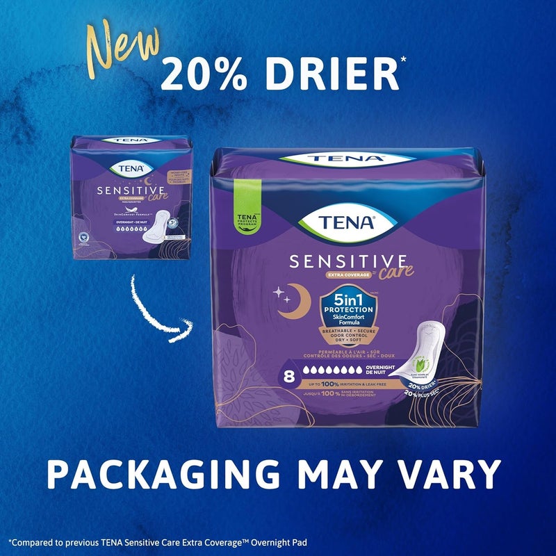 Tena Intimates Overnight Pad, 45 Count - Image 5