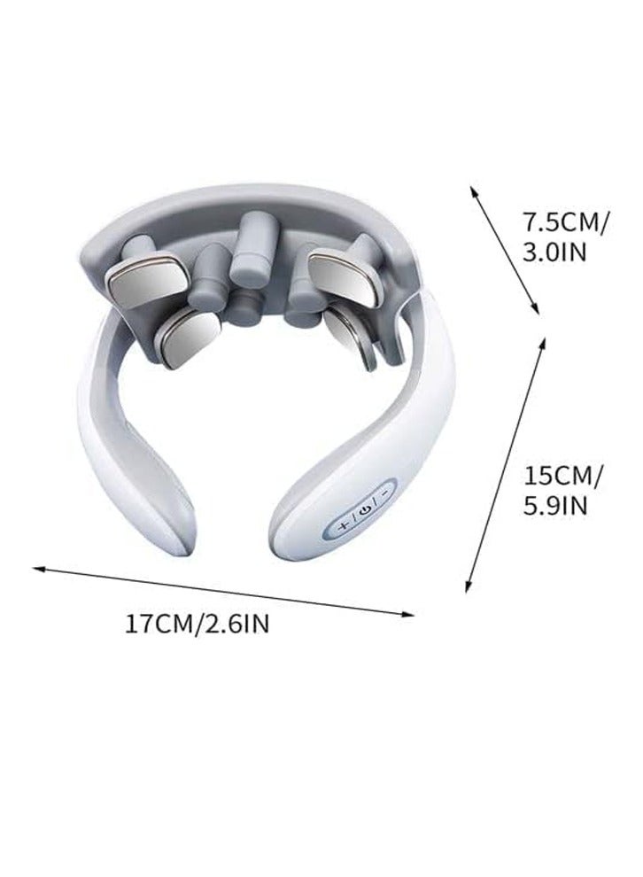 general Smart Neck Massager with Heat Portable Magnetic Pulse for Pain Relief Relaxation Deep Tissue Massage for Women Men Office Assistant Great Gift Idea - Image 5