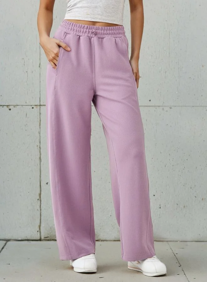 كابا بنطلون رياضي نسائي كابا بقصة مريحة مع جيوب