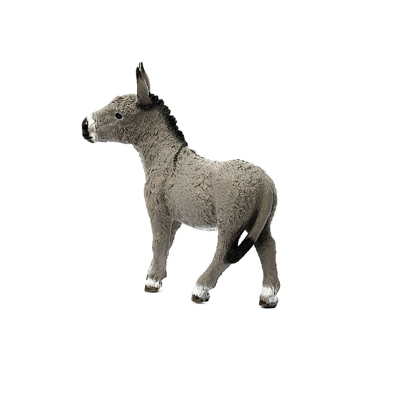 Schleich Farm World Realistic Donkey Animal Figurine Highly Detailed and Durable Farm Animal Toy Fun and Educational Play for Boys and Girls Gift for Kids Ages 3 - Image 5