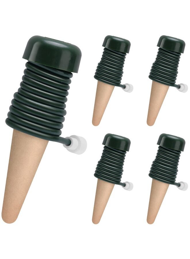 6PCS Plant Self-Watering Stakes Automatic Watering Terracotta Spikes for Indoor Outdoor Plants,Houseplant Insert Devices for Vacation use,Bonsai Drip Irrigation System - Image 1