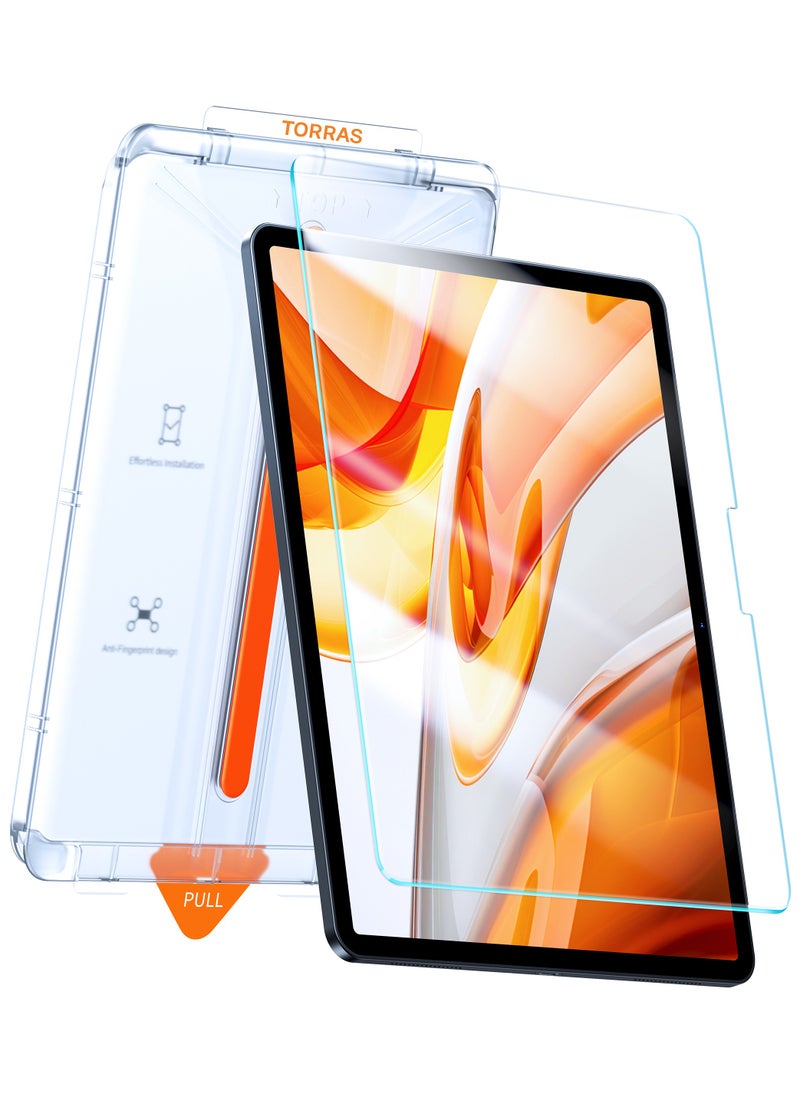 TORRAS iPad Pro 13 Inch Screen Protector M4 2024, Mil-Grade Shatterproof [TOP 9H+ Tempered Glass＆ One-Pull Installation] Anti-Scratch, Bubble Free, Apple Pencil Compatible, HD Clarity  - Image 1