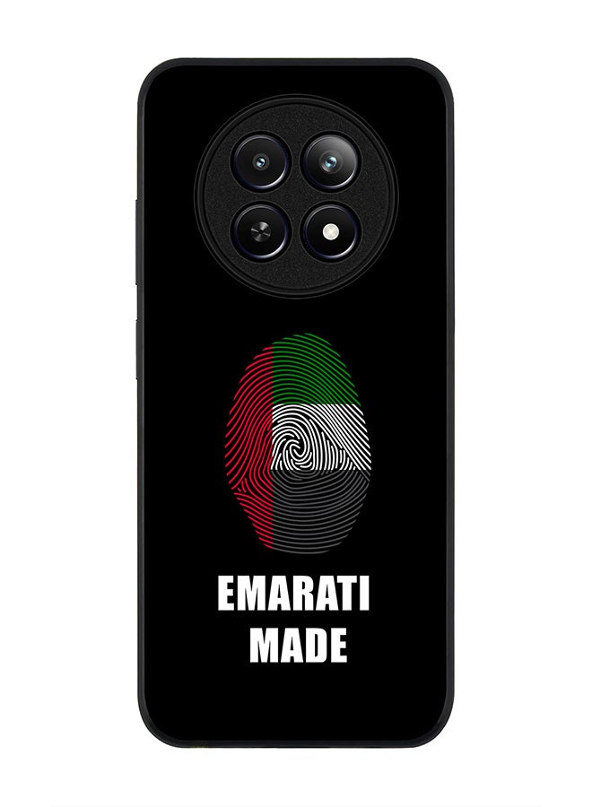 Stylizedd Rugged Black edge case for Realme 12 / Realme 12x, Slim fit Soft Case Flexible Rubber Edges Anti Drop TPU Gel Thin Cover -  Emarati Made - Image 1