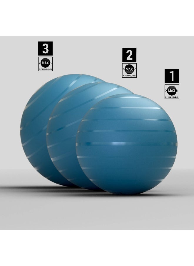 Domyos Domyos BY DECATHLON,Gym Ball / Swiss Ball Size 2 - 65 Cm - Turquoise  - Image 1