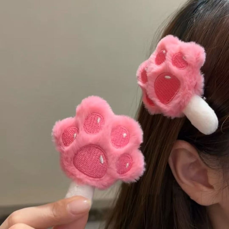 Cute Cat Paw Hair Clips Set - 4 Styles - Image 2