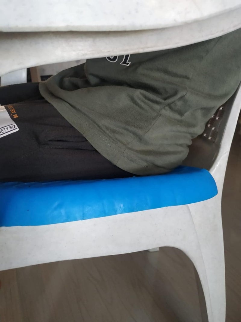 AUREUS GEL SEAT CUSHION FOR CHAIR ORTHOPEDIC CLOUD CUSHION PAD FOR HOME OFFICE CHAIR WHEELCHAIR HONEYCOMB DESIGN PRESSURE SORE RELIEF GEL CUSHION - Image 3
