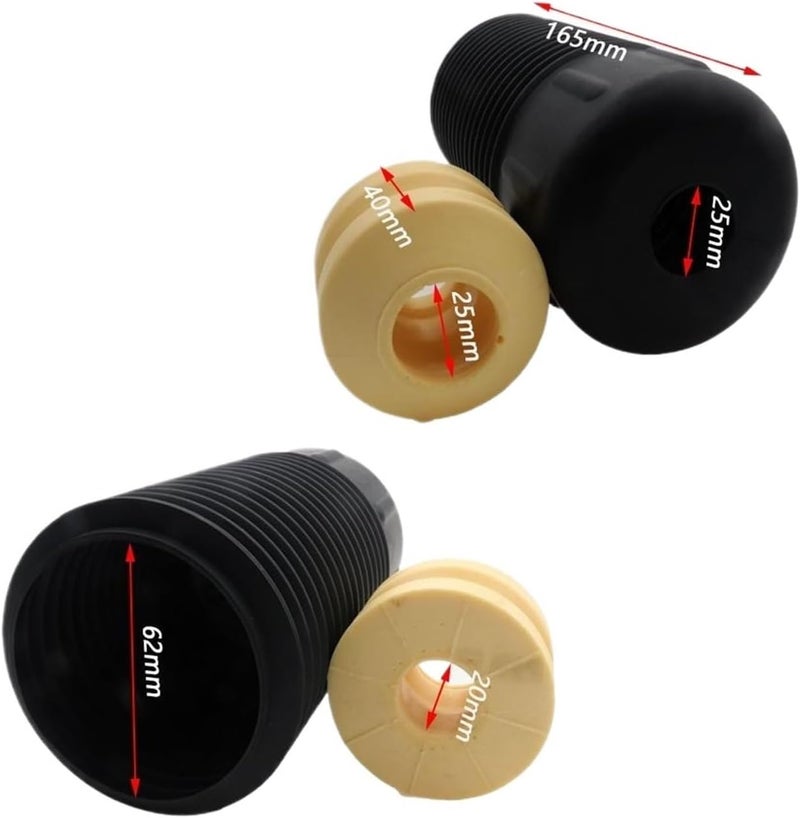 Vuzmode Front Dust Cover Air Shock Absorber Boot Set - Image 2