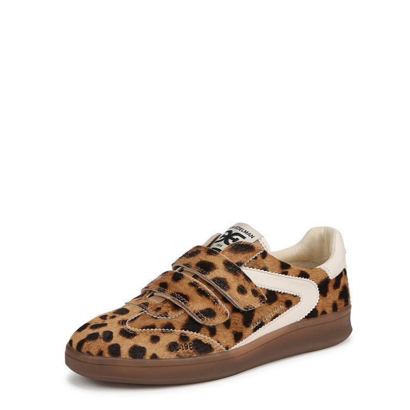Sam Edelman Women's Talia Sneaker, Brown Leopard Multi, 6.5 - Image 1