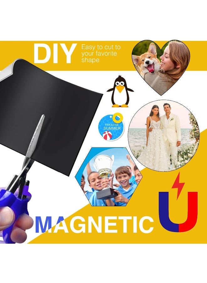 MOMENT أوراق طباعة الصور المغناطيسية المرنة A4، ورقة طباعة مغناطيسية مرنة للطباعة بالحقن، 10 أوراق، 21 سم × 29.7 سم - Image 3