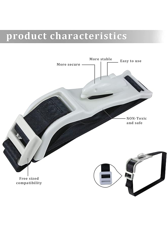 TLAXCA Maternity Bump Belt Adjuster Prevent Compression Of The Abdomen Seat Belt For Pregnant Moms Belly Protect Unborn Baby A Must Have For Expectant Pregnancy Mothers (White) - Image 2