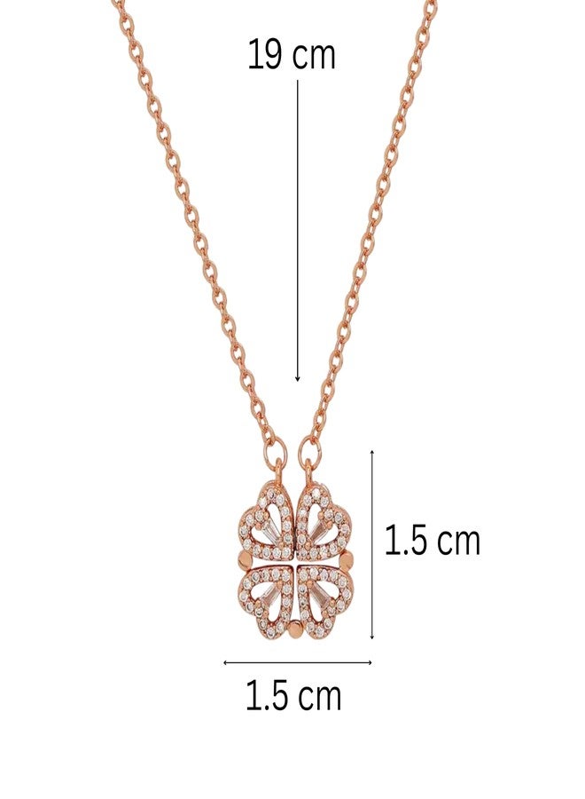 SALTY Anti Tarnish Radiant Love Gift Box | Necklace & Ring Jewellery Set for Women | Latest Stylish Minimal Jewelry Sets | Modern Design Aesthetic Accessories | Ideal for Gifting | Marriage, Birthday, Secret Santa | Gift for Valentine Day - Image 5