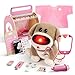 TOP BRIGHT طقم طبي توب برايت للأطفال 35 مجموعة لعب تمثيلية مع زي طبيب بيطري وردي - Image 2