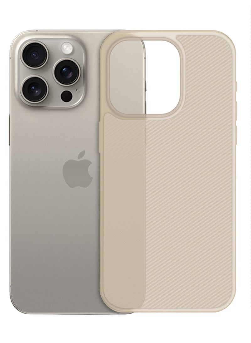 2Packs Case Cover for iPhone 16 Pro Max, Air Skin Line Design Back Cover, Sturdy Durable Ultra-Thin Case, Drop Protection Cover Clear with 3D Screen Protector - Light Pink - Image 3