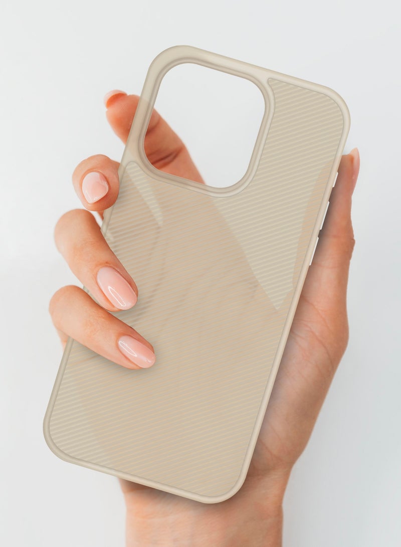 2Packs Case Cover for iPhone 16 Pro Max, Air Skin Line Design Back Cover, Sturdy Durable Ultra-Thin Case, Drop Protection Cover Clear with 3D Screen Protector - Light Pink - Image 5