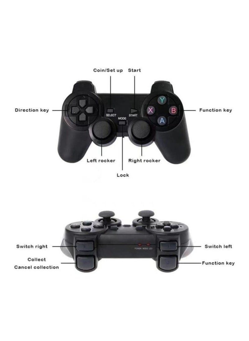 ELTRAZONE Classic M8 Game Stick 4K Game Console with Two 2.4G Wireless Gamepads Dual Players HDMI Output Built in 3500 Classic Games Compatible with Android TV/PC/Laptop/Projector - Image 3