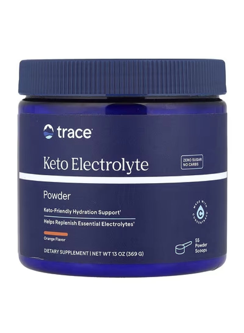 Keto Electrolyte Powder, Orange , 13 oz (369 g)