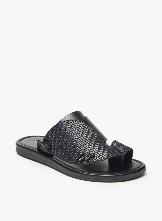 LBL by Shoexpress Boys Textured Slip-On Arabic Sandals