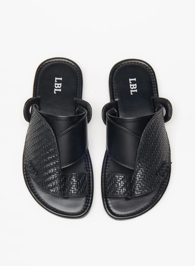 LBL by Shoexpress Boys Textured Slip-On Arabic Sandals