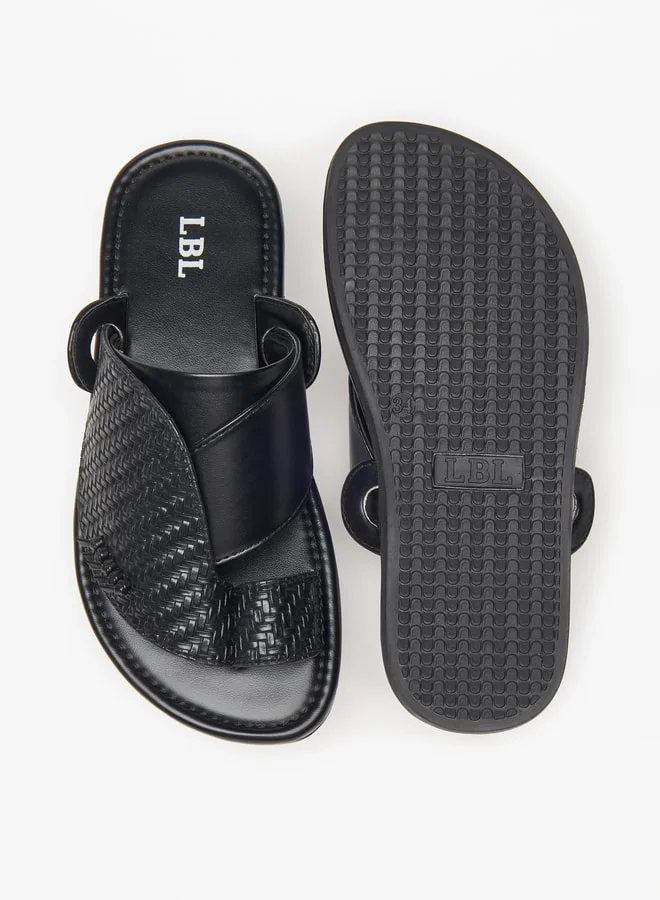 LBL by Shoexpress Boys Textured Slip-On Arabic Sandals