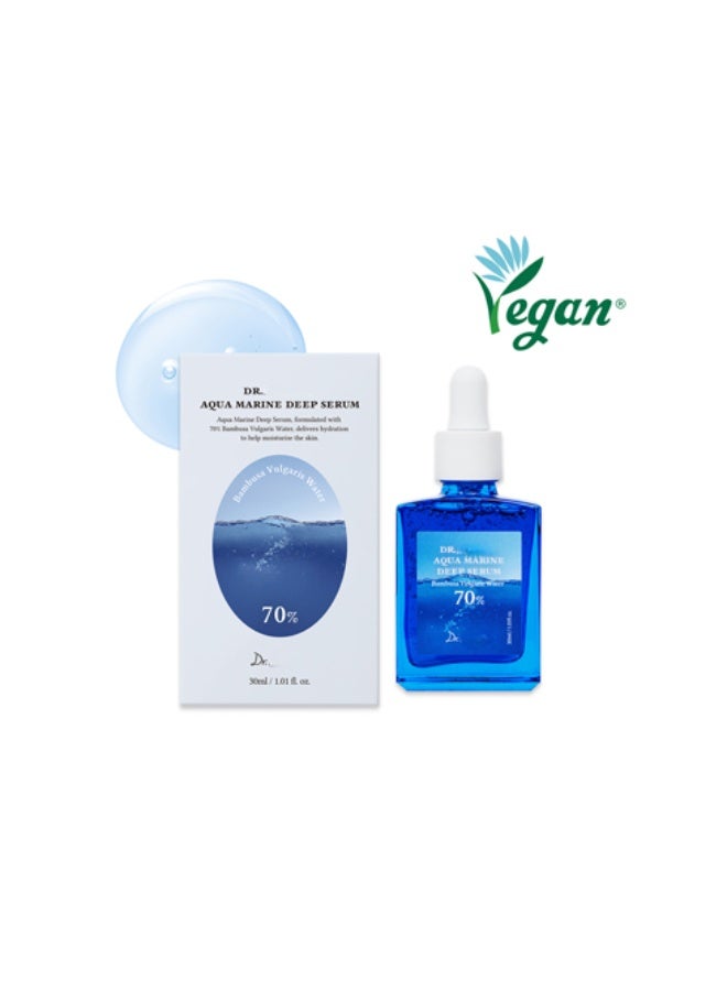 Dr. Aqua Marine Deep Serum 30ml | 70% Bambusa Vulgaris Water | Deep Hydration & Moisturizing Skin Care - Image 3