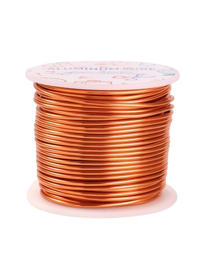 VITION Aluminium Wire 2mm x 30m for Jewellery Making, DIY Craft Beading, Decorative Floral (Rose Gold) - Image 1
