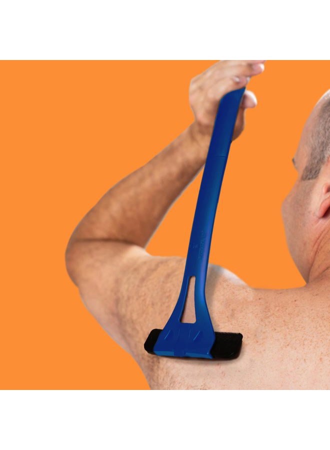 Bakblade 1.0 Back Shavers Men, Hair Removal Body Shaver (DIY) - Extra-Long Handle Trimmer, Wet Dry Shave - Image 3