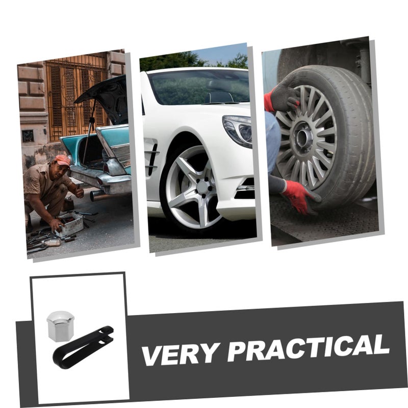 20PCS Universal Wheel Nut Covers Easy Installation Lug Nut Caps for Car Hub Enhancement - Image 4