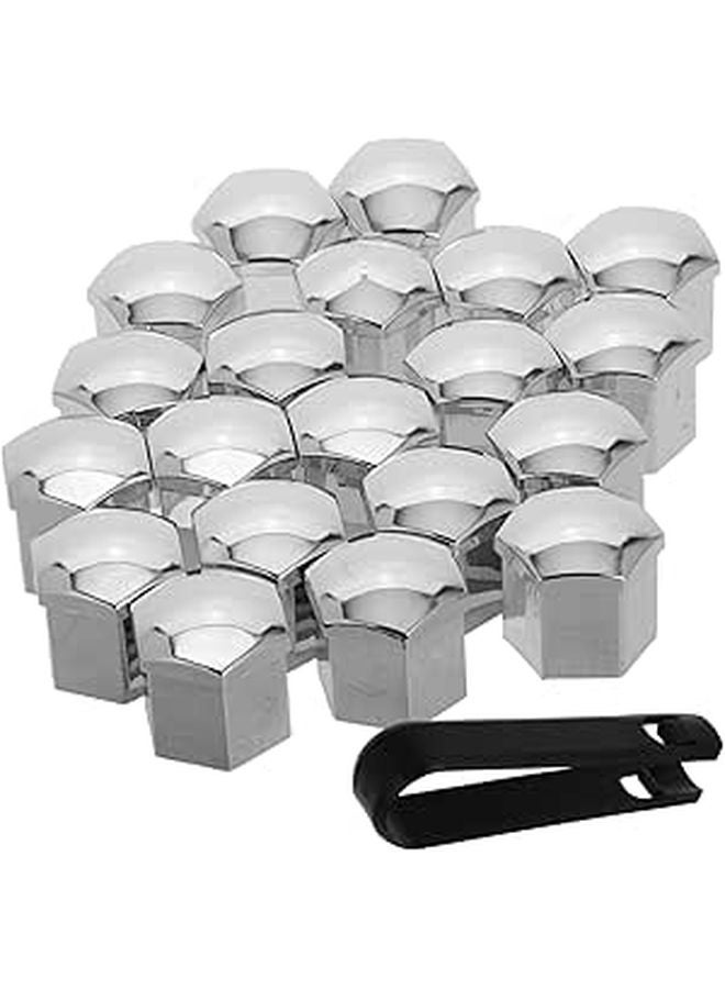 20PCS Universal Wheel Nut Covers Easy Installation Lug Nut Caps for Car Hub Enhancement - Image 1