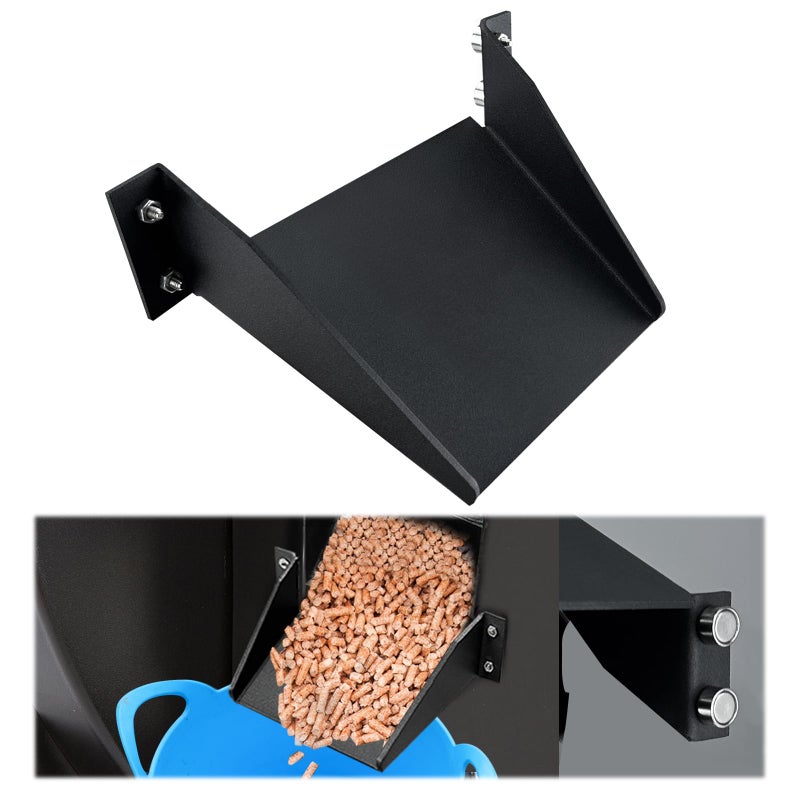 Sirozi Pellet Helper Chute for Traeger Smoker Grill Magnetic Helper Chute for BBQ Grills No Need to Pick Up Fallen Pellets Accessories for Traeger Pit Boss Smokers