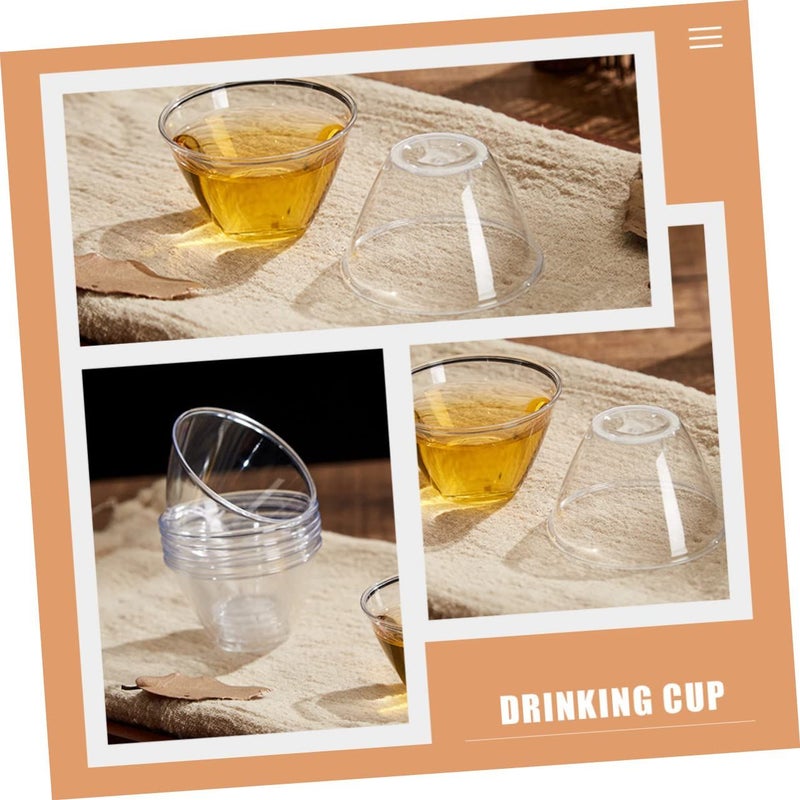 100 Pcs Aviation Cups Disposable Drinking Glasses For Juice Water Beverages Parties Banquets Home Use - Image 3