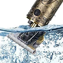 LIPSA ENTERPRISE LIPSA ENTERPRISE Hair Trimmer For Men Buddha or Dragon Style Trimmer Professional Hair Clipper Adjustable Blade Clipper Hair Trimmer and Shaver For Men Retro Oil Head Close Cut Precise hair Trimming Machine  - Image 4