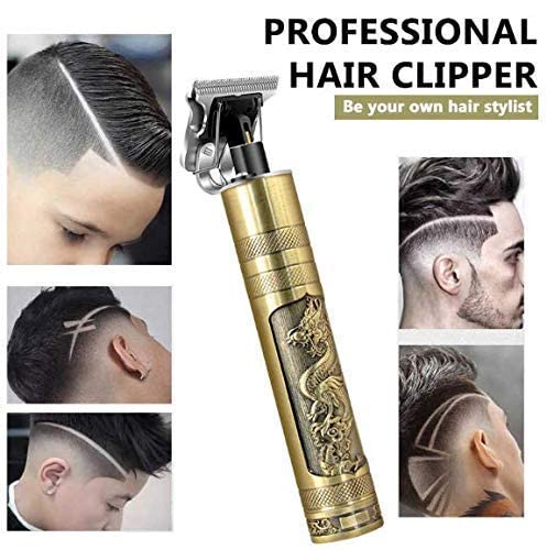 LIPSA ENTERPRISE LIPSA ENTERPRISE Hair Trimmer For Men Buddha or Dragon Style Trimmer Professional Hair Clipper Adjustable Blade Clipper Hair Trimmer and Shaver For Men Retro Oil Head Close Cut Precise hair Trimming Machine  - Image 3