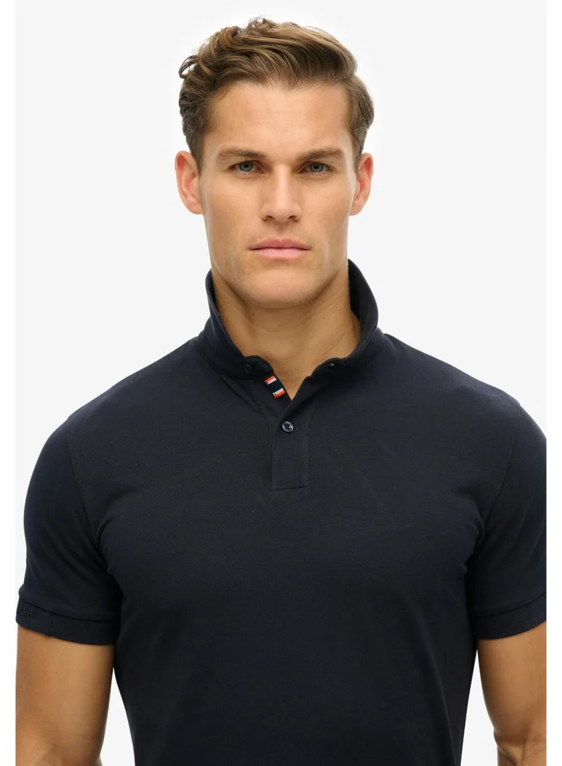 Superdry Eclipse Navy City Pique Polo for Men | Best Price UAE