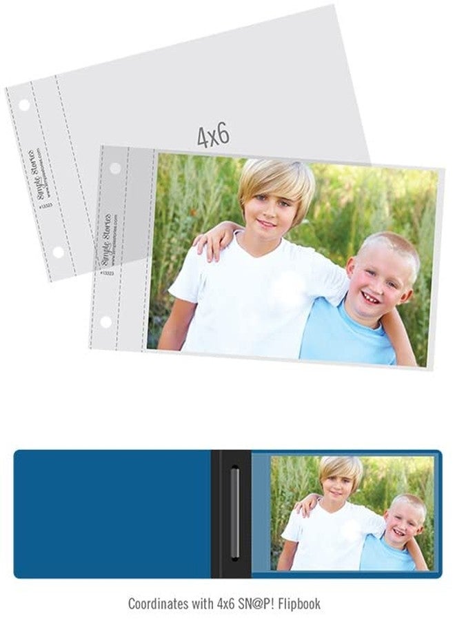 SIMPLE STORIES Sn@p! Pocket Pages for 4"X6" Flipbooks 10/Pkg - (1) 4"X6" Pocket - Image 3