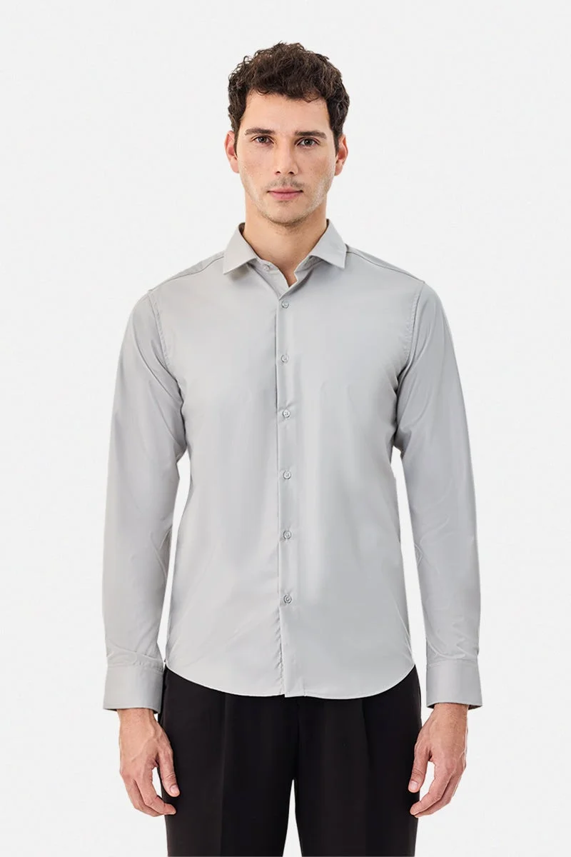 سنيتش قميص فاخر بقصة ضيقة