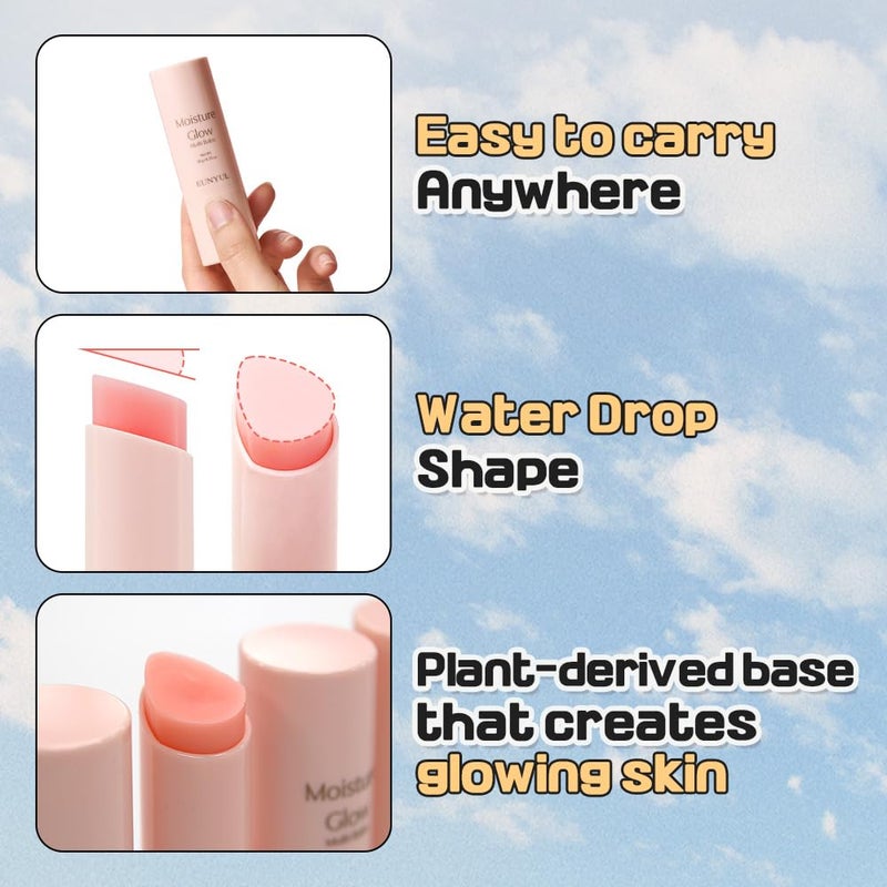 EUNYUL Moisture Glow Multi Balm Stick 0.35 Oz. Facial Balm for Hydrating & Nourishing - Image 5